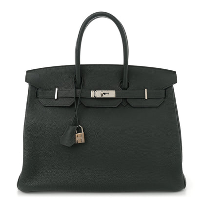 Hermes Togo Birkin 35 Vert Fonce 1 of 10