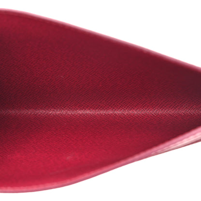 Louis Vuitton Calfskin Felicie Card Holder Insert Fuchsia 5 of 10