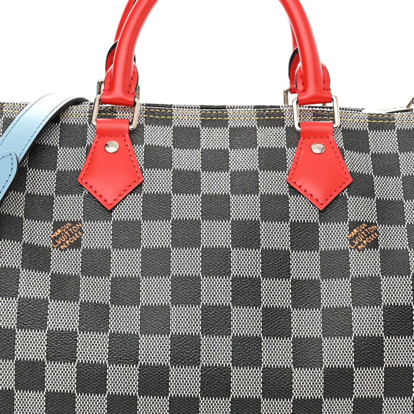 Damier Speedy Bandouliere 30 Black White
