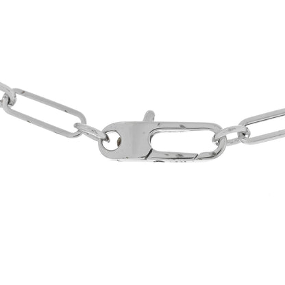 Roberto Coin 18K White Gold Paper Clip Link Necklace 3 of 4