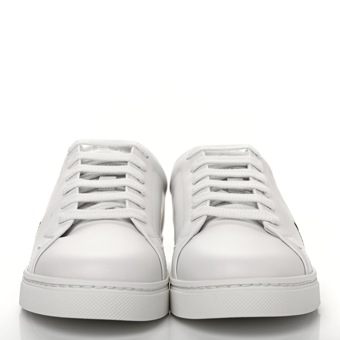Calfskin Bugs Low Top Sneakers 36 White
