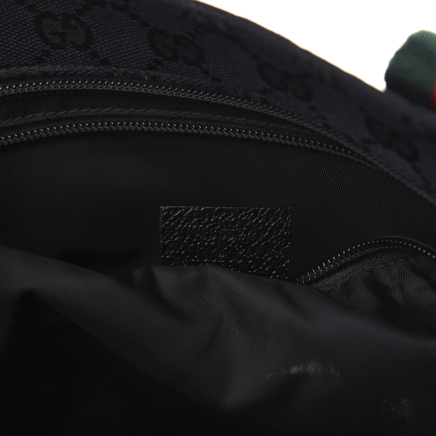 Monogram Web Large Diaper Tote Black