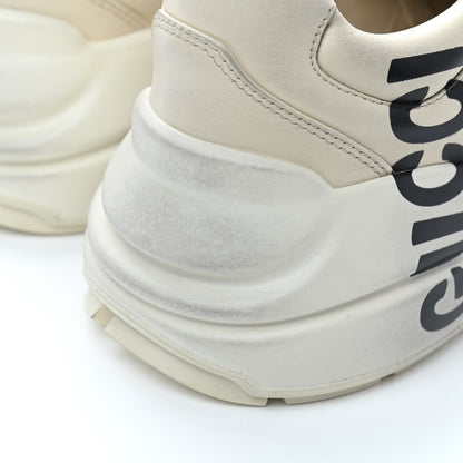 Gucci Calfskin Mouth Print Womens Rhyton Sneakers 38 Ivory 7 of 9
