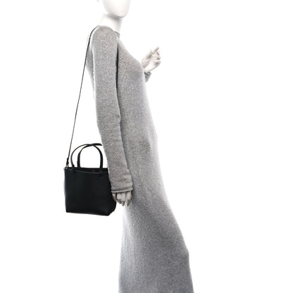 The Row Grained Calfskin Small Park Tote Black 2 of 10