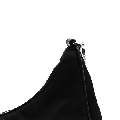 Prada Nylon Re-Edition 2005 Shoulder Bag Black 9 of 9