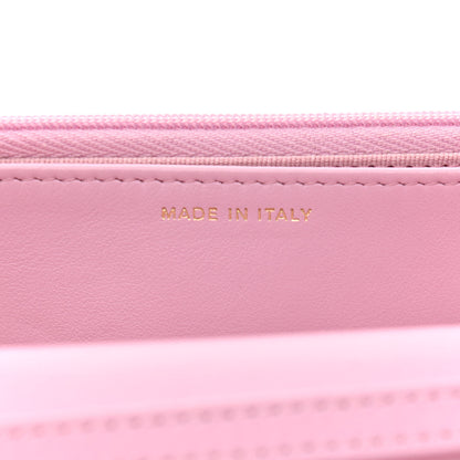 Chanel Lambskin Resin Quilted Wallet On Chain WOC Dark Pink 7 of 12