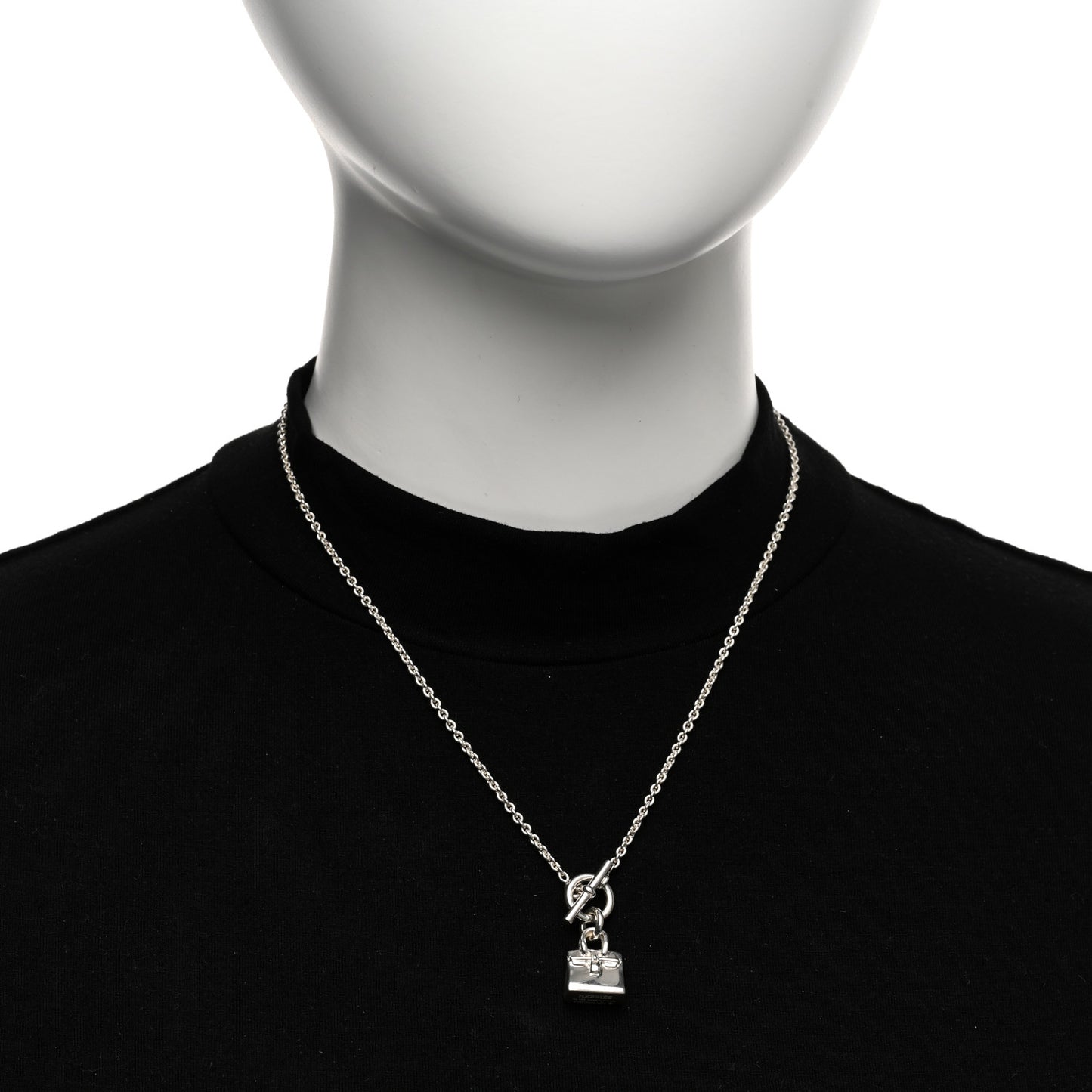 Sterling Silver Birkin Amulette Pendant Necklace