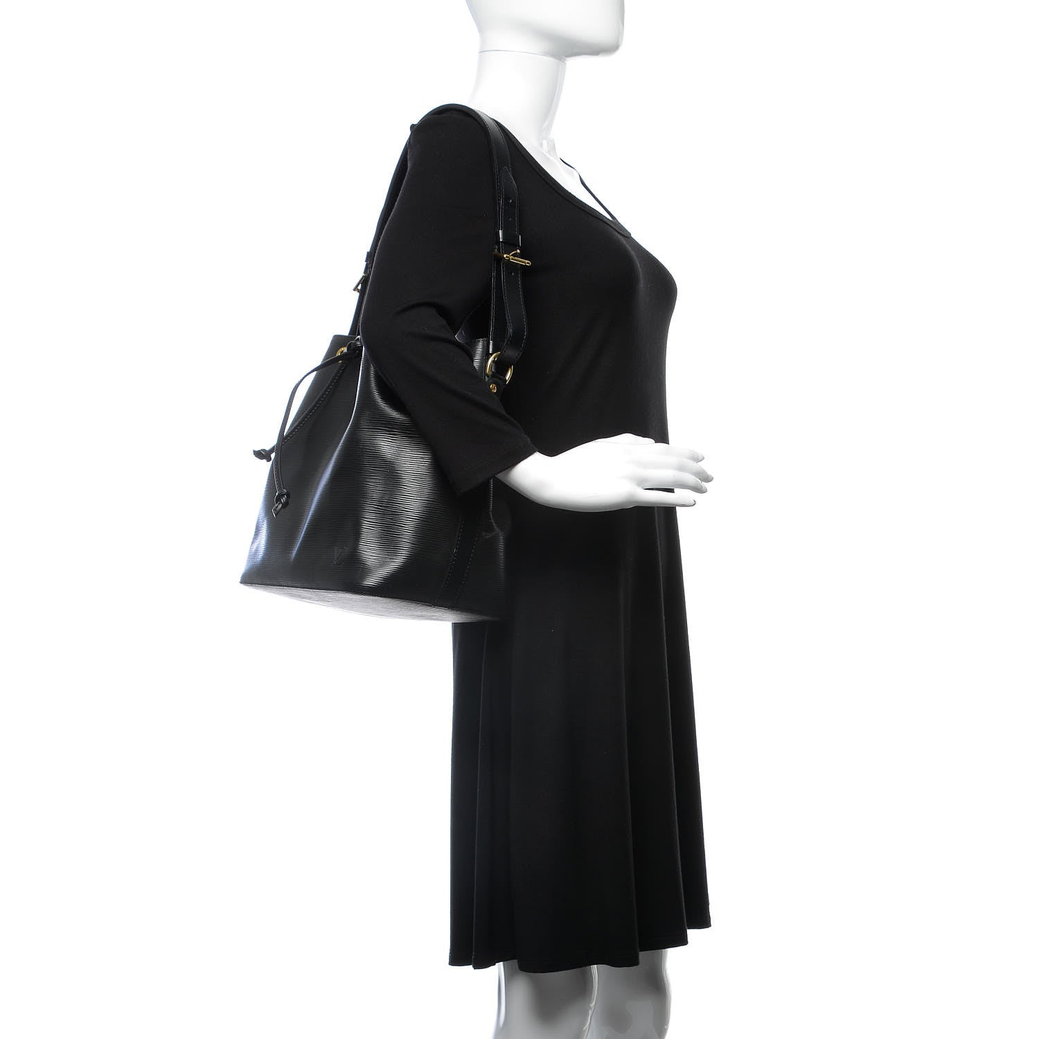 Louis Vuitton Epi Petit Noe Black 2 of 11