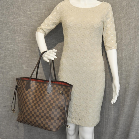 Louis Vuitton Damier Ebene Neverfull MM 2 of 8