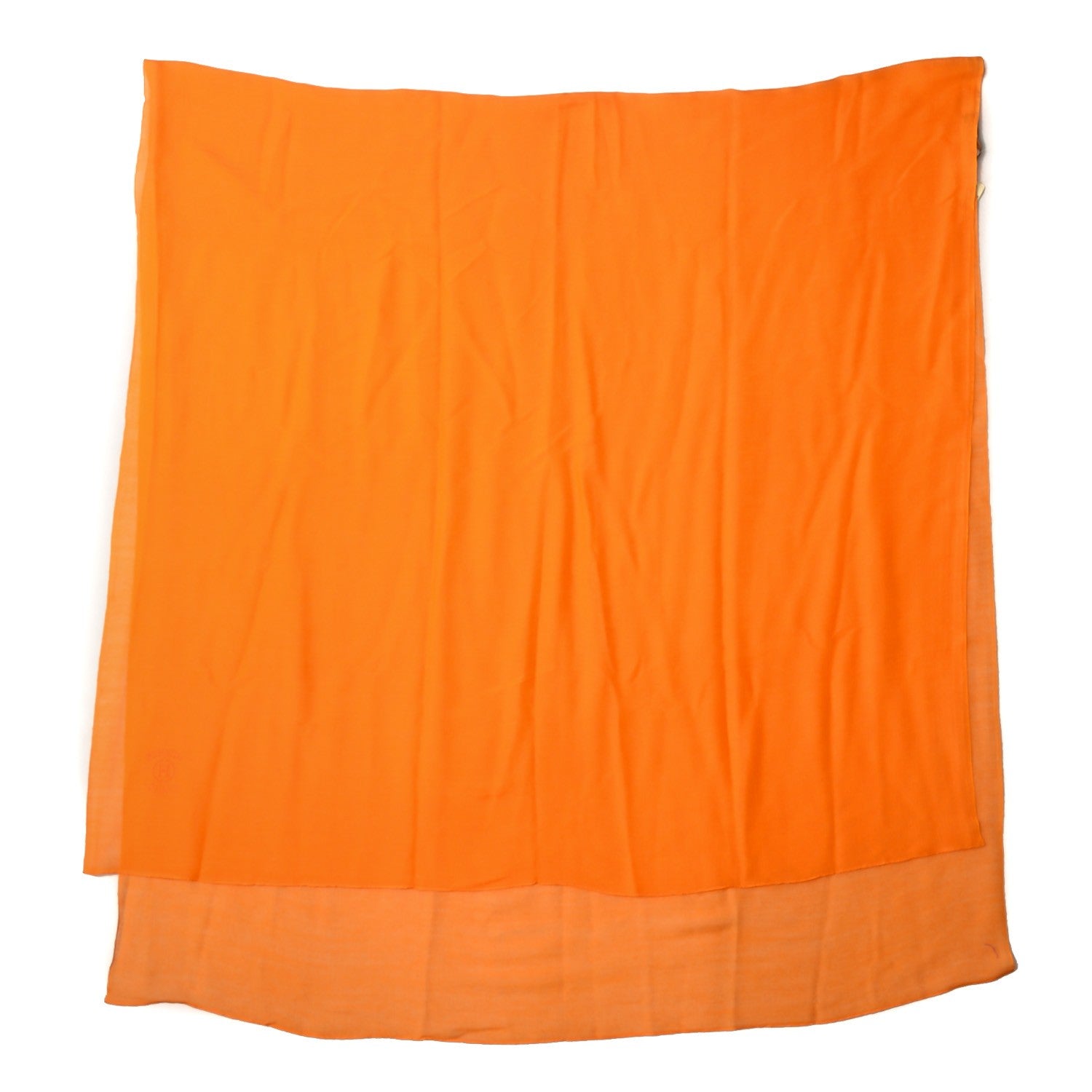 Hermes Cashmere Silk Plume Unie Stole Soucis 3 of 5