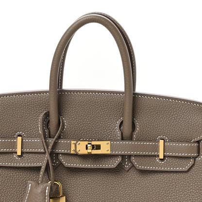 Hermes Togo Birkin 25 Etoupe 8 of 11