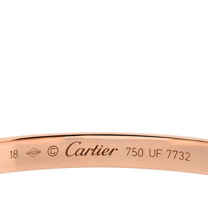 Cartier 18K Pink Gold LOVE Cuff Bracelet 18 3 of 3