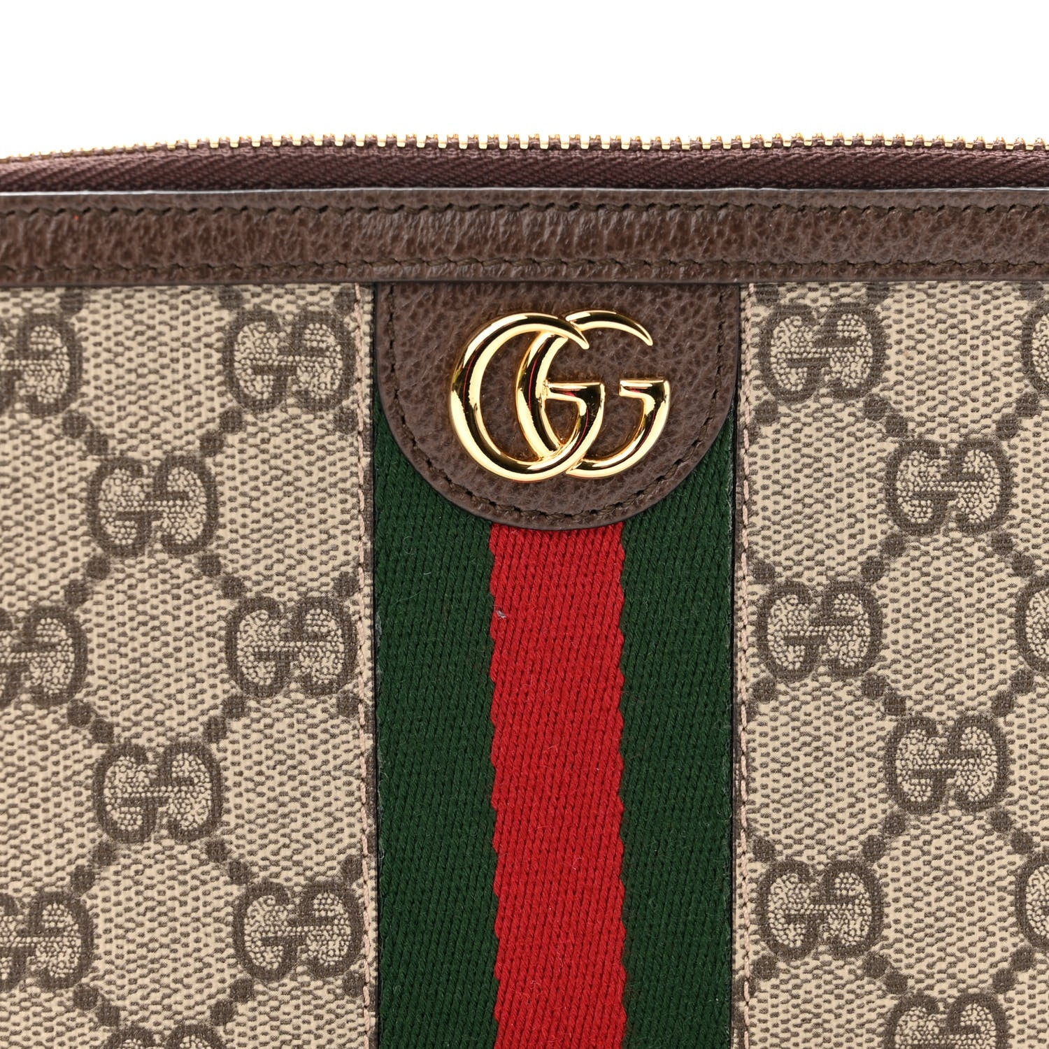 Gucci GG Supreme Monogram Web Ophidia Utility Belt Bag 120 48 Beige Ebony New Acero 7 of 12