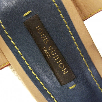 Louis Vuitton Denim Wedge Heels 38 Blue 6 of 8