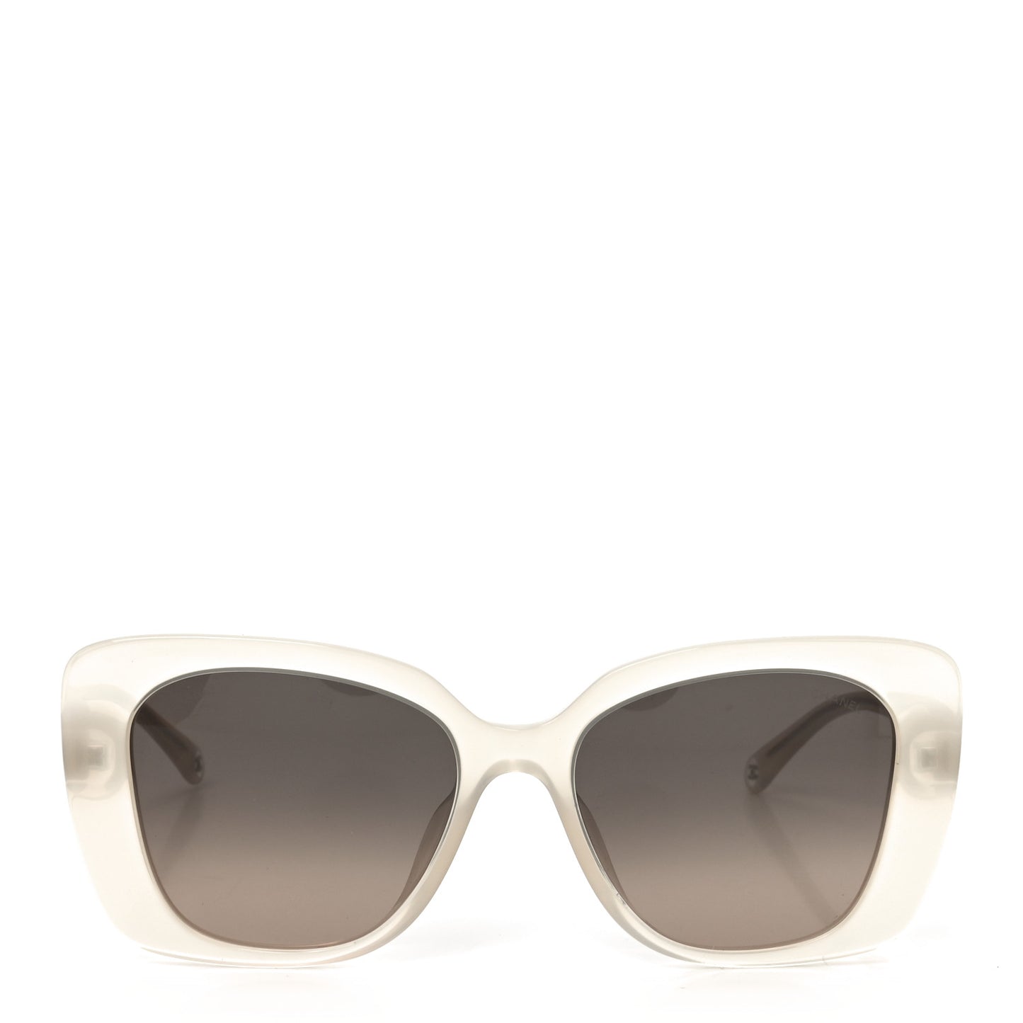Acetate Rectangle Sunglasses 5504 Dark Beige