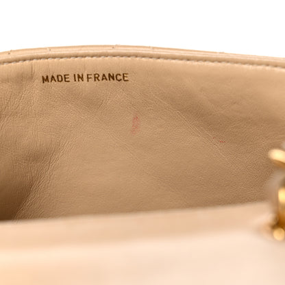 Chanel Lambskin Quilted Mini Square Flap Beige 19 of 26
