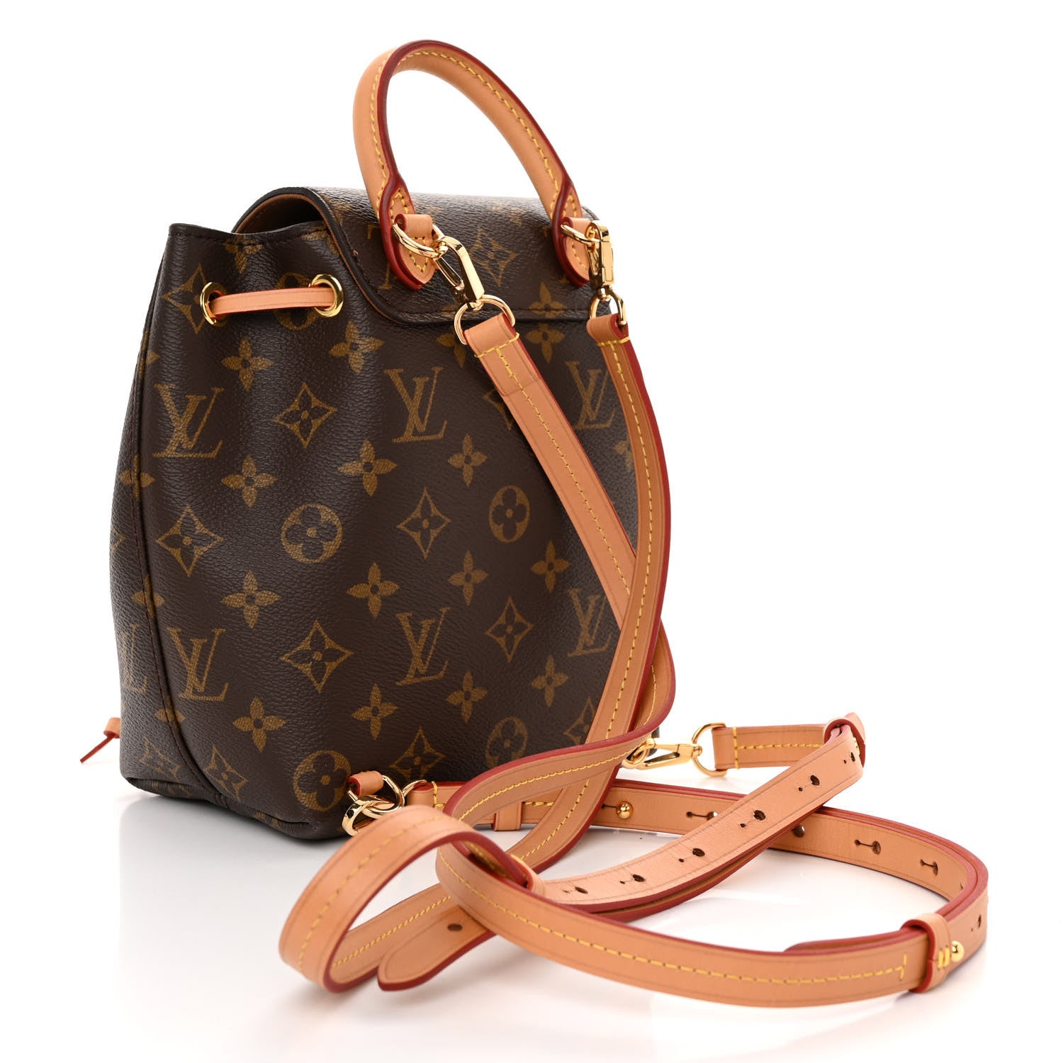 Louis Vuitton LOUIS VUITTON Monogram Montsouris BB Backpack Natural 3 of 10