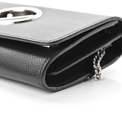 Fendi Vitello Cruise F is Fendi Wallet on Chain Black 10 of 11