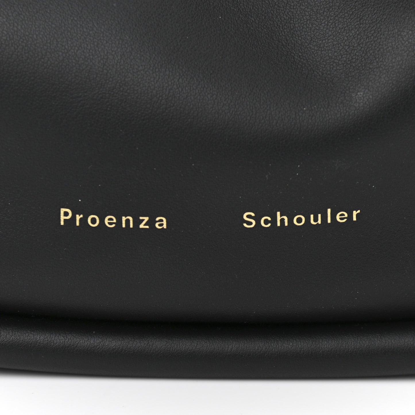 Calfskin Small Ruched Tote Black