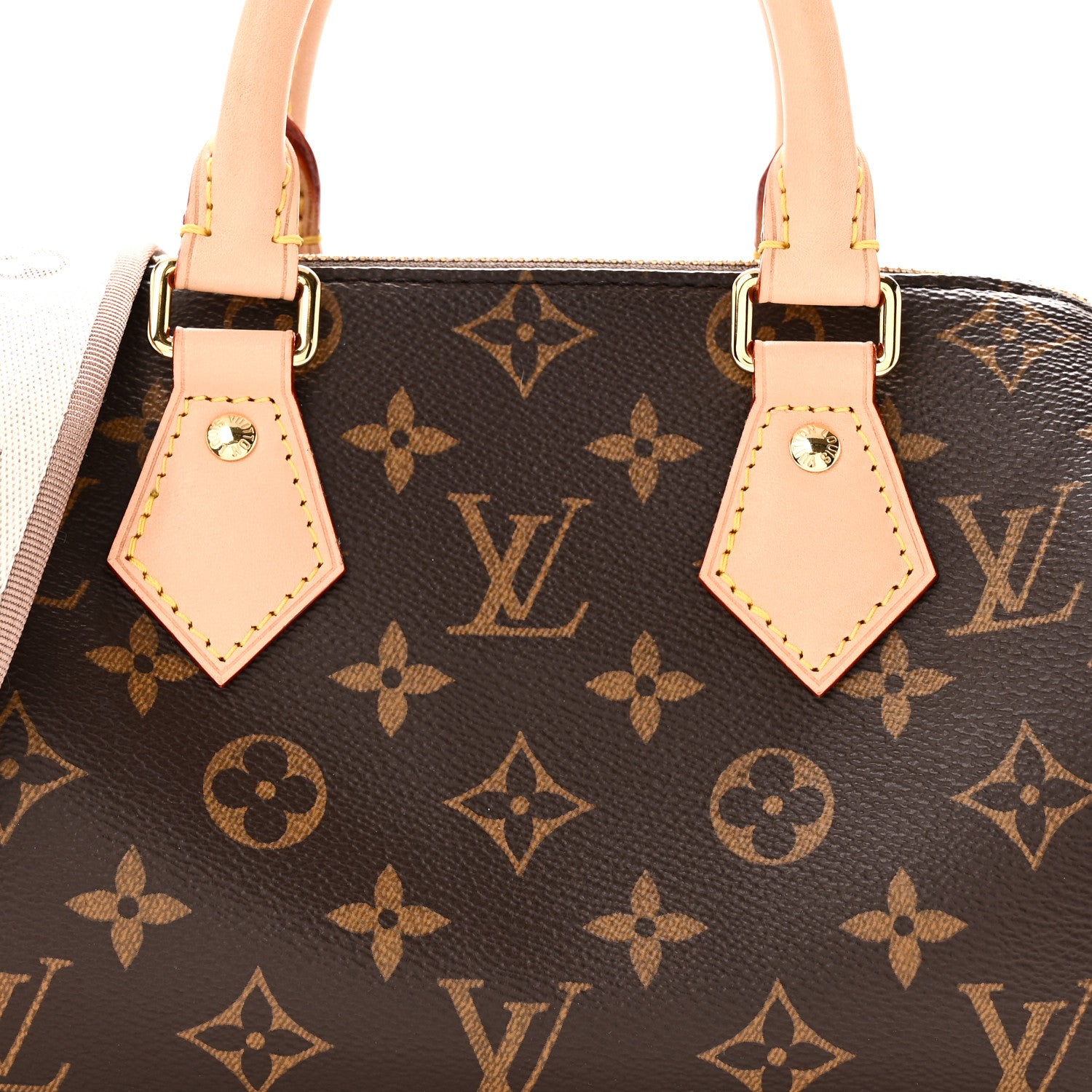 Louis Vuitton Monogram Speedy Bandouliere 20 Beige 7 of 9