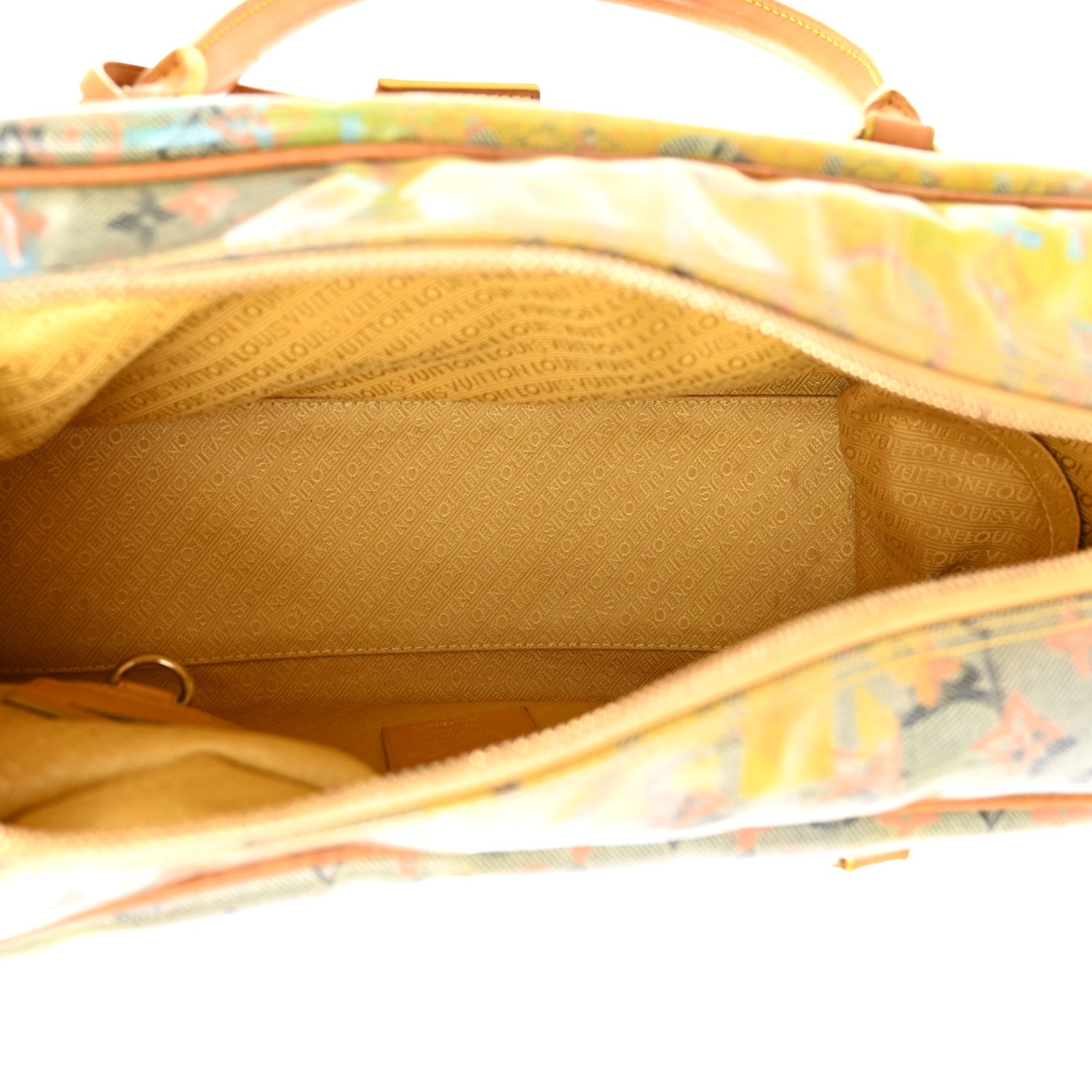Louis Vuitton Monogram Pulp Defile Weekender PM Yellow 5 of 17