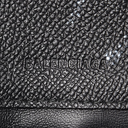 Balenciaga Calfskin Graffiti BB Chain Wallet Black White 7 of 7