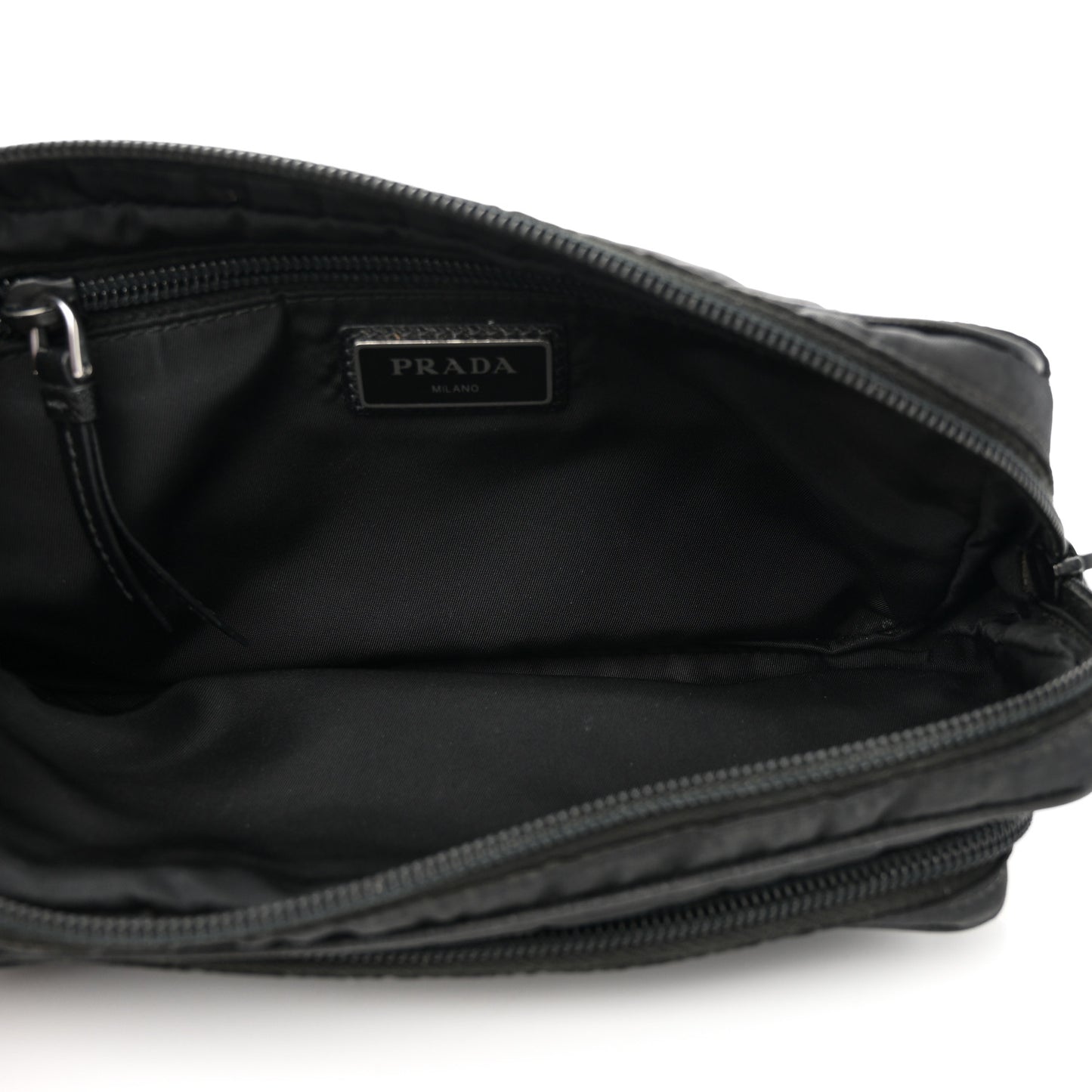 Tessuto Nylon Belt Bag Black