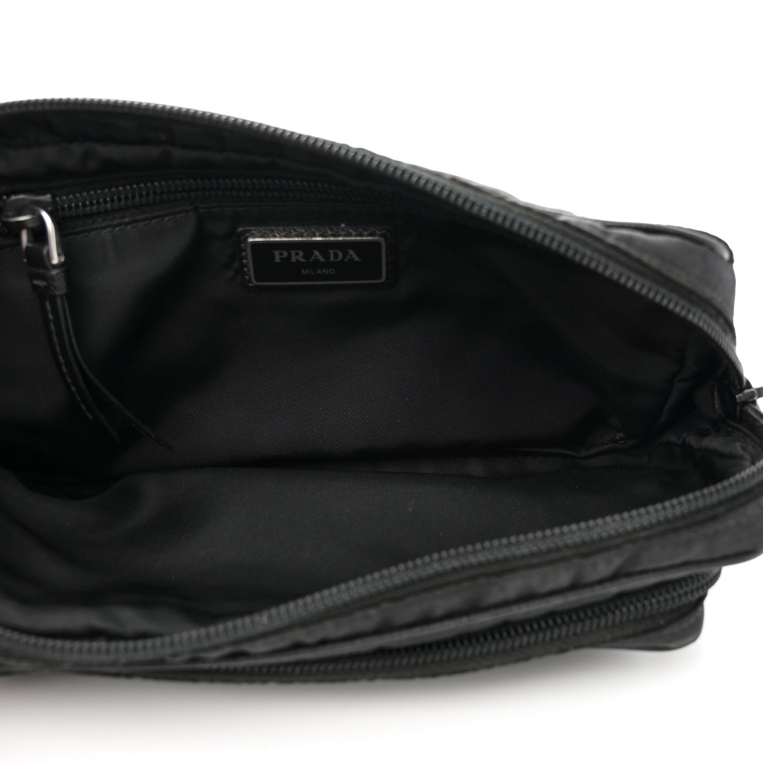 Prada Tessuto Nylon Belt Bag Black 5 of 10