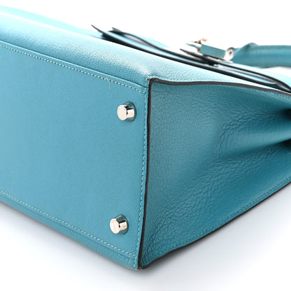 Hermes Chevre de Coromandel Kelly Mou 28 Turquoise 11 of 11