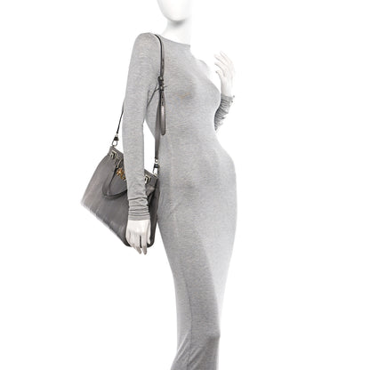 Gucci Elaphe Medium Zumi Top Handle Bag Dusty Grey 2 of 12