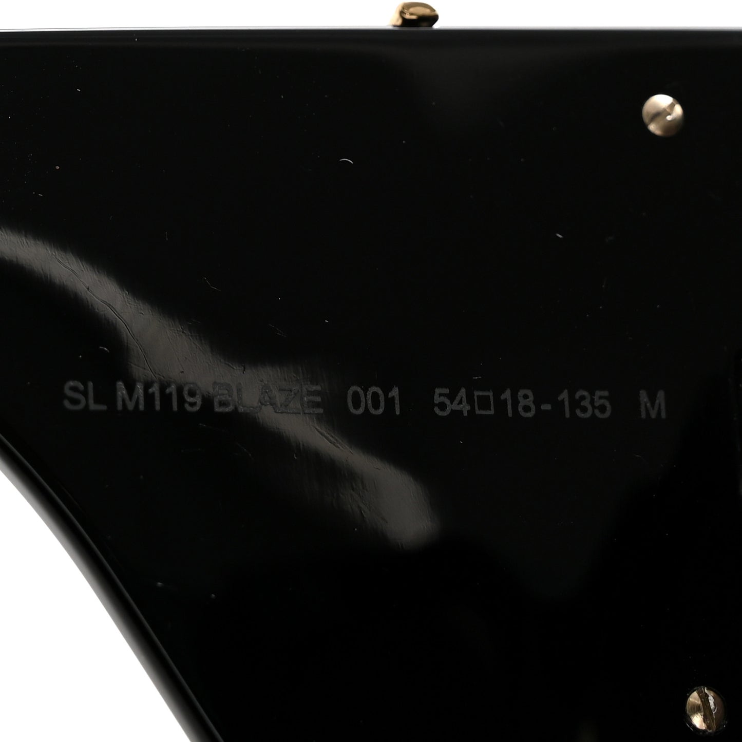 Acetate Blaze Sunglasses SL M119 Black