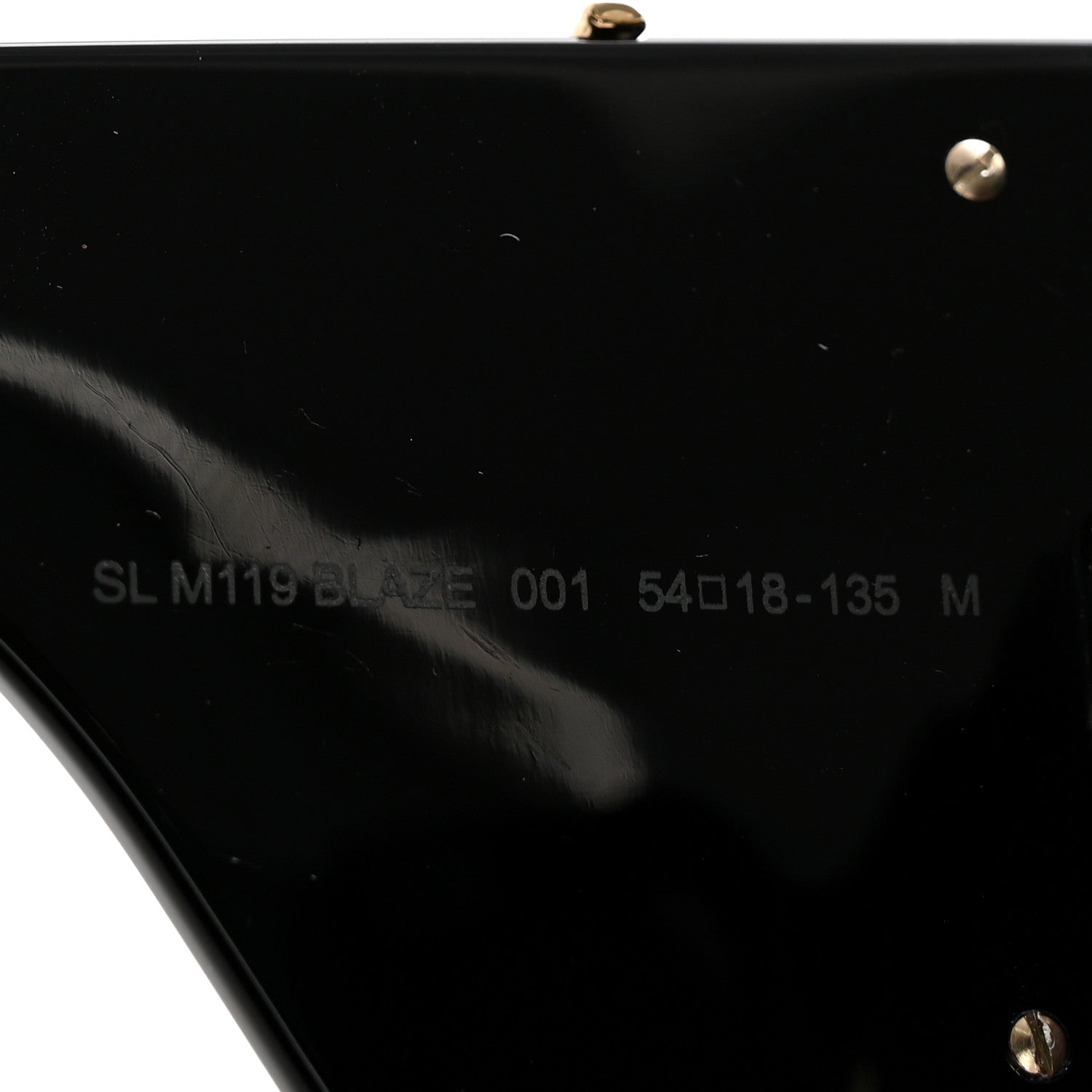 Saint Laurent Acetate Blaze Sunglasses SL M119 Black 7 of 8
