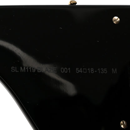 Saint Laurent Acetate Blaze Sunglasses SL M119 Black 7 of 8