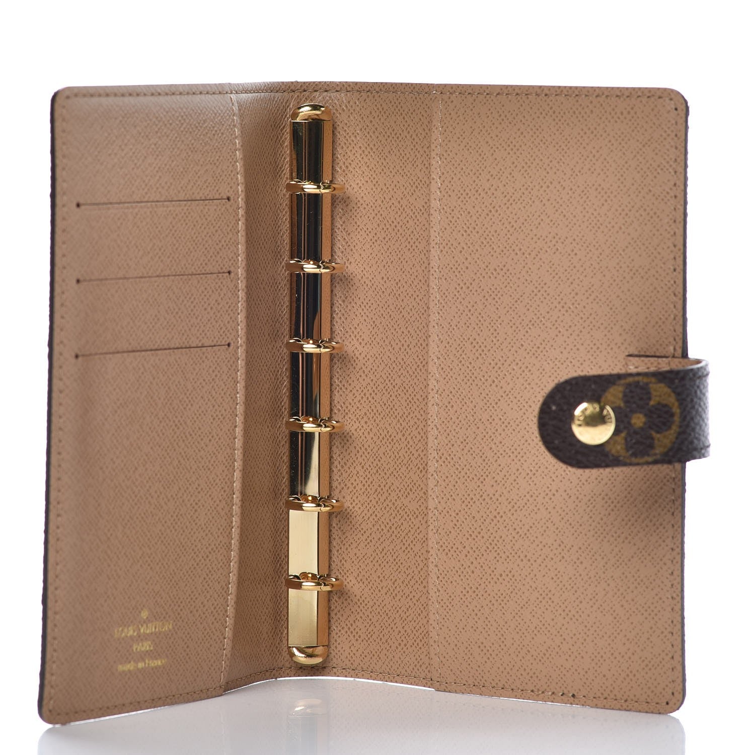 Louis Vuitton Monogram Complice Trunks and Bags Small Ring Agenda Cover Beige 5 of 7