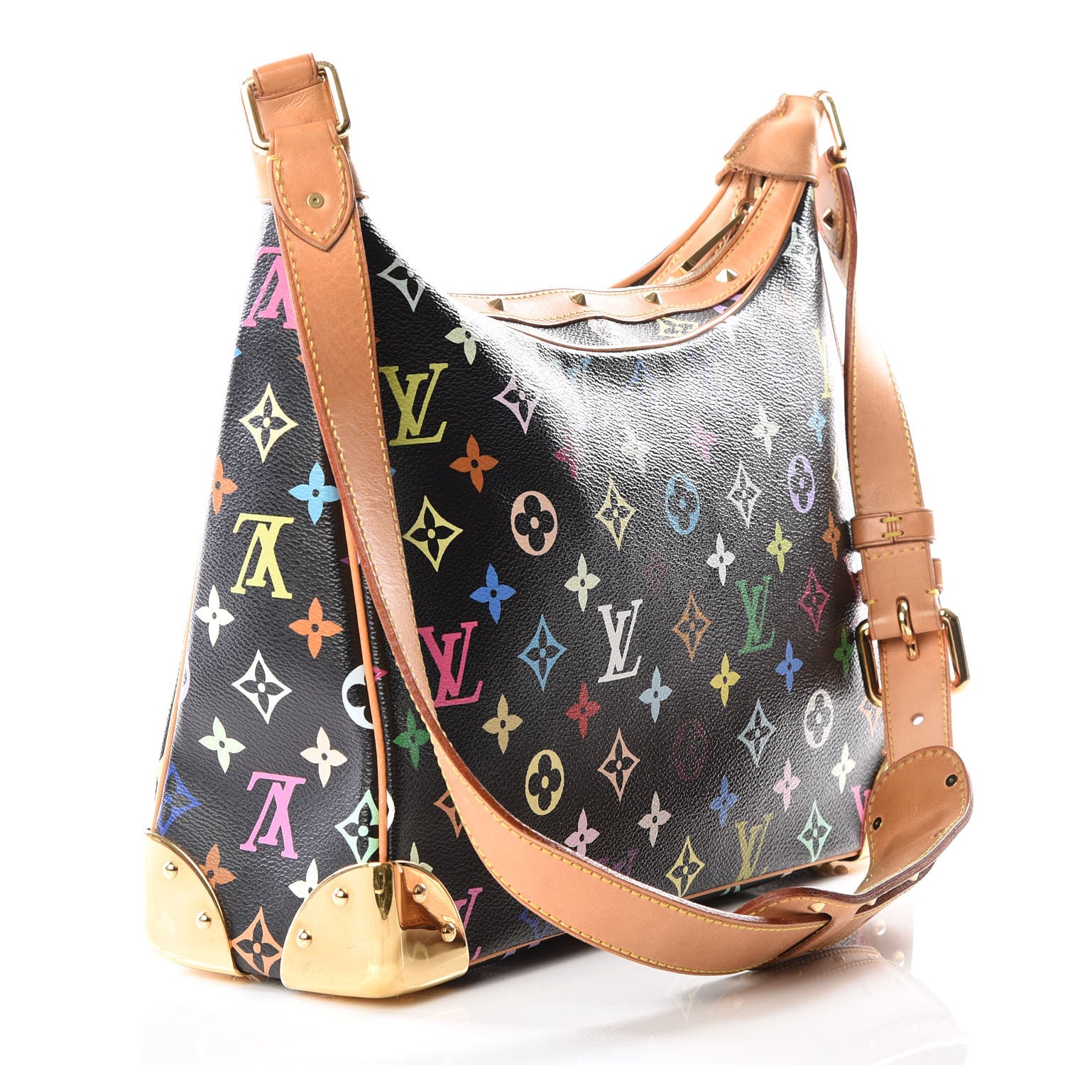 Louis Vuitton Monogram Multicolor Boulogne Black 2 of 10