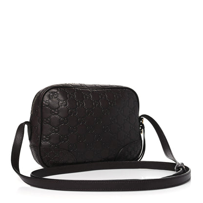 Gucci Guccissima Mini Bree Messenger Bag Chocolate 3 of 12
