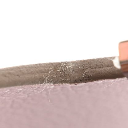 Hermes Evercolor Bi-Color Constance Slim Wallet Mauve Pale Rouge Sellier 9 of 11