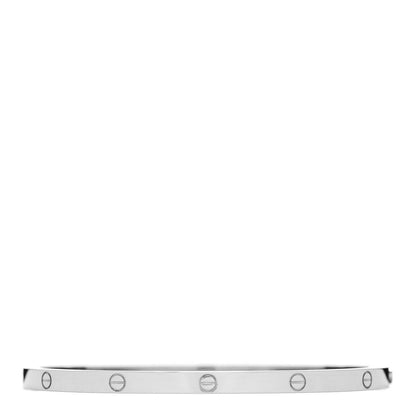 Cartier 18K White Gold Small LOVE Bracelet 17 1 of 4