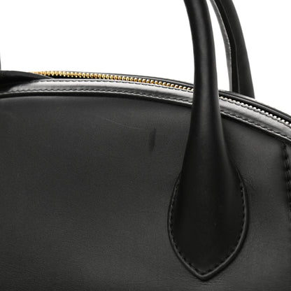 Salvatore Ferragamo Calfskin Fiamma Bag Black 11 of 11