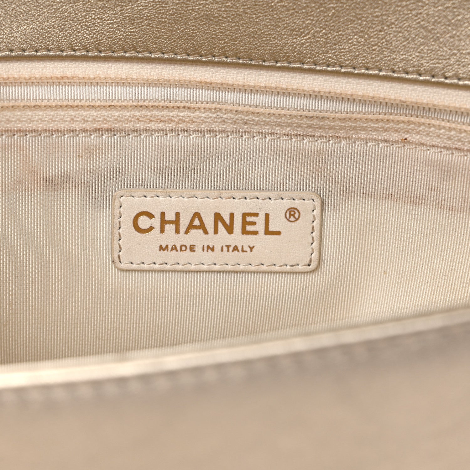 Chanel Lambskin Perforated Quilted New Medium Boy Flap Gold 5 of 11