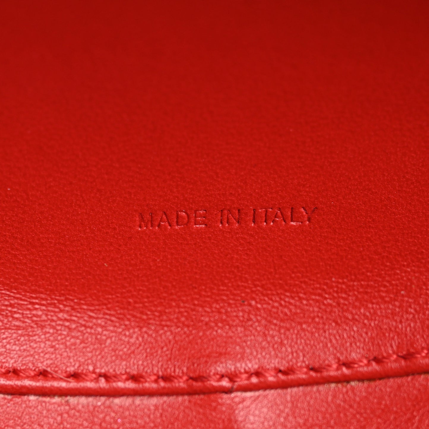 Calfskin Spikes Mina Chain Clutch Black