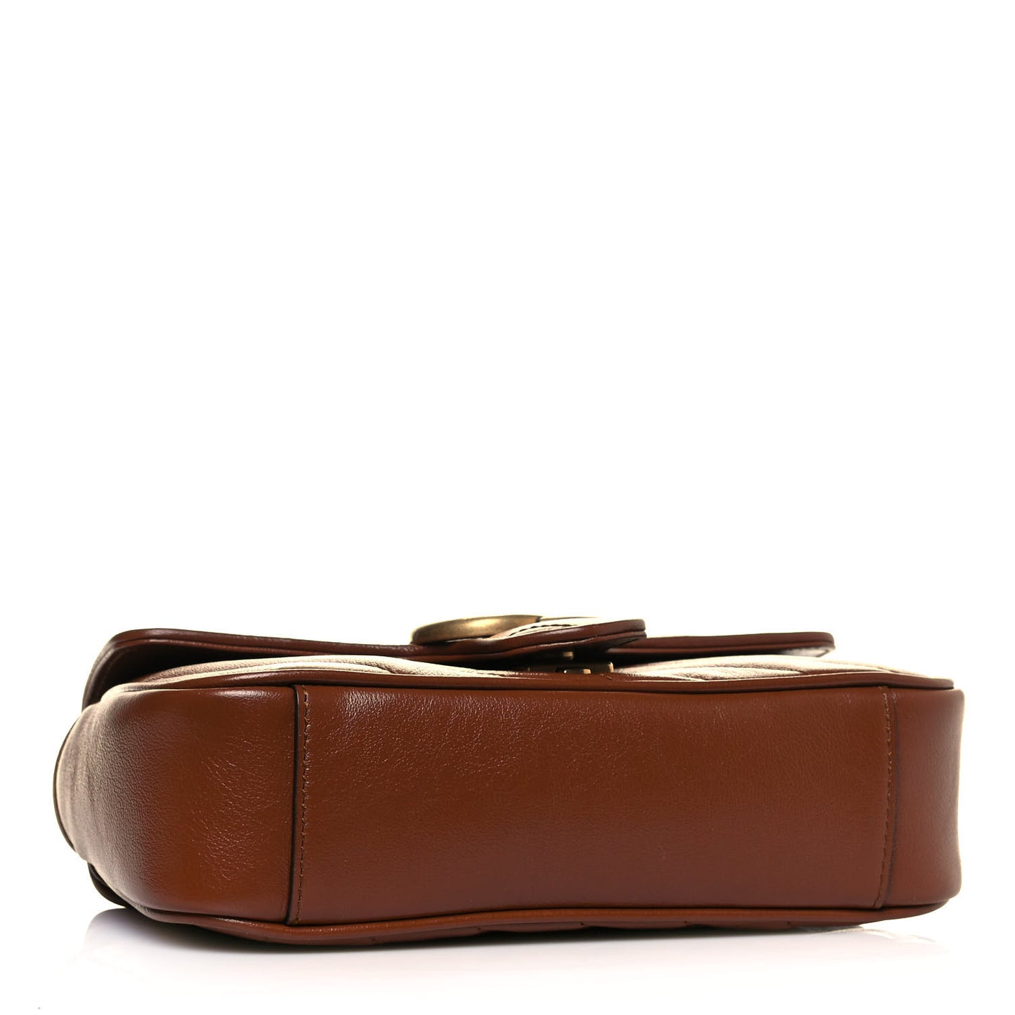 Azalea Calfskin Matelasse Diagonal Mini GG Marmont Shoulder Bag Cuir