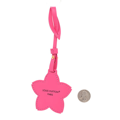 Louis Vuitton LV X TM Cherry Blossom Bag Charm Pink 2 of 3