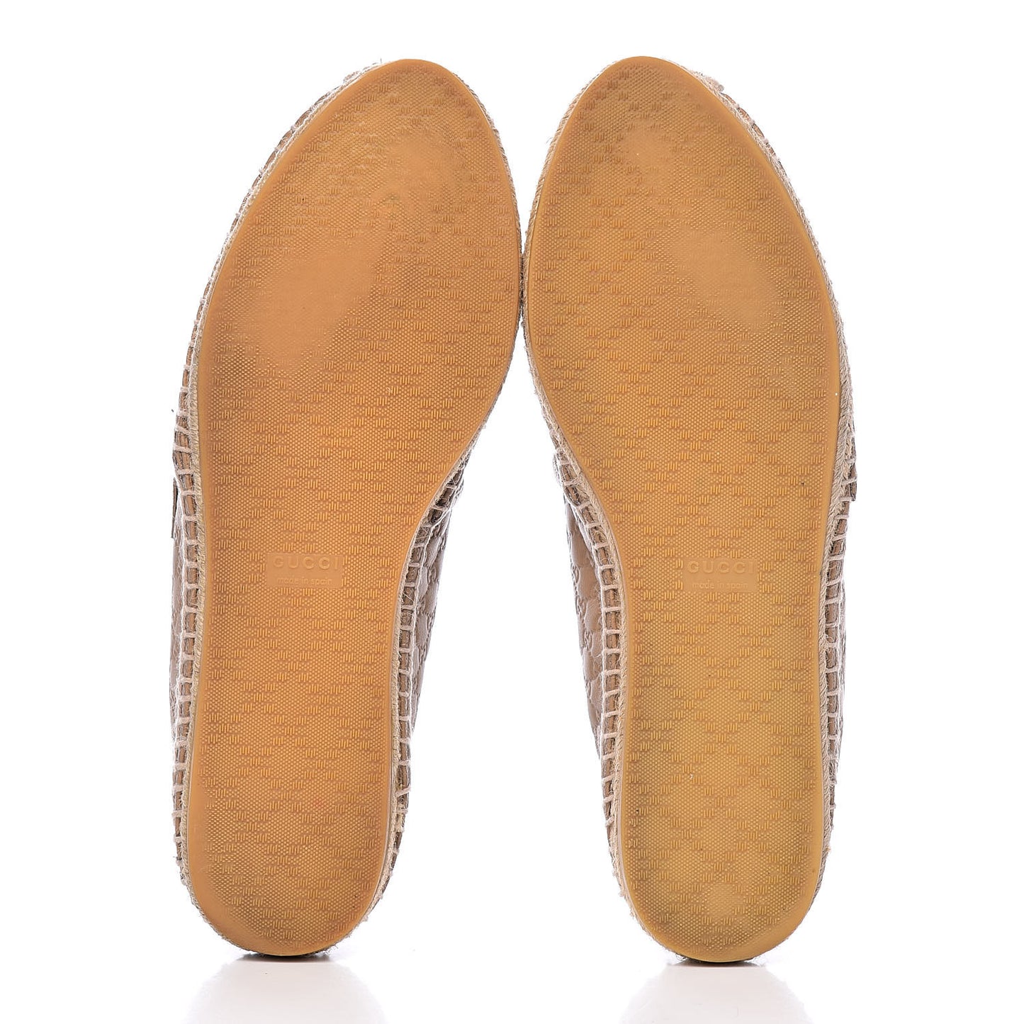 Guccissima Signature Espadrilles 40.5 Beige