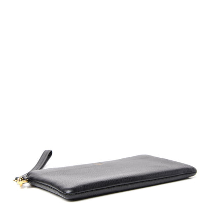 MCM Grained Calfskin Milla Tech Pouch Black 4 of 6