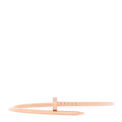 Cartier 18K Pink Gold Small Juste Un Clou Bracelet 17 1 of 3