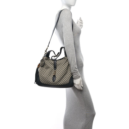 Gucci Diamante Medium New Jackie Shoulder Bag Black 2 of 10