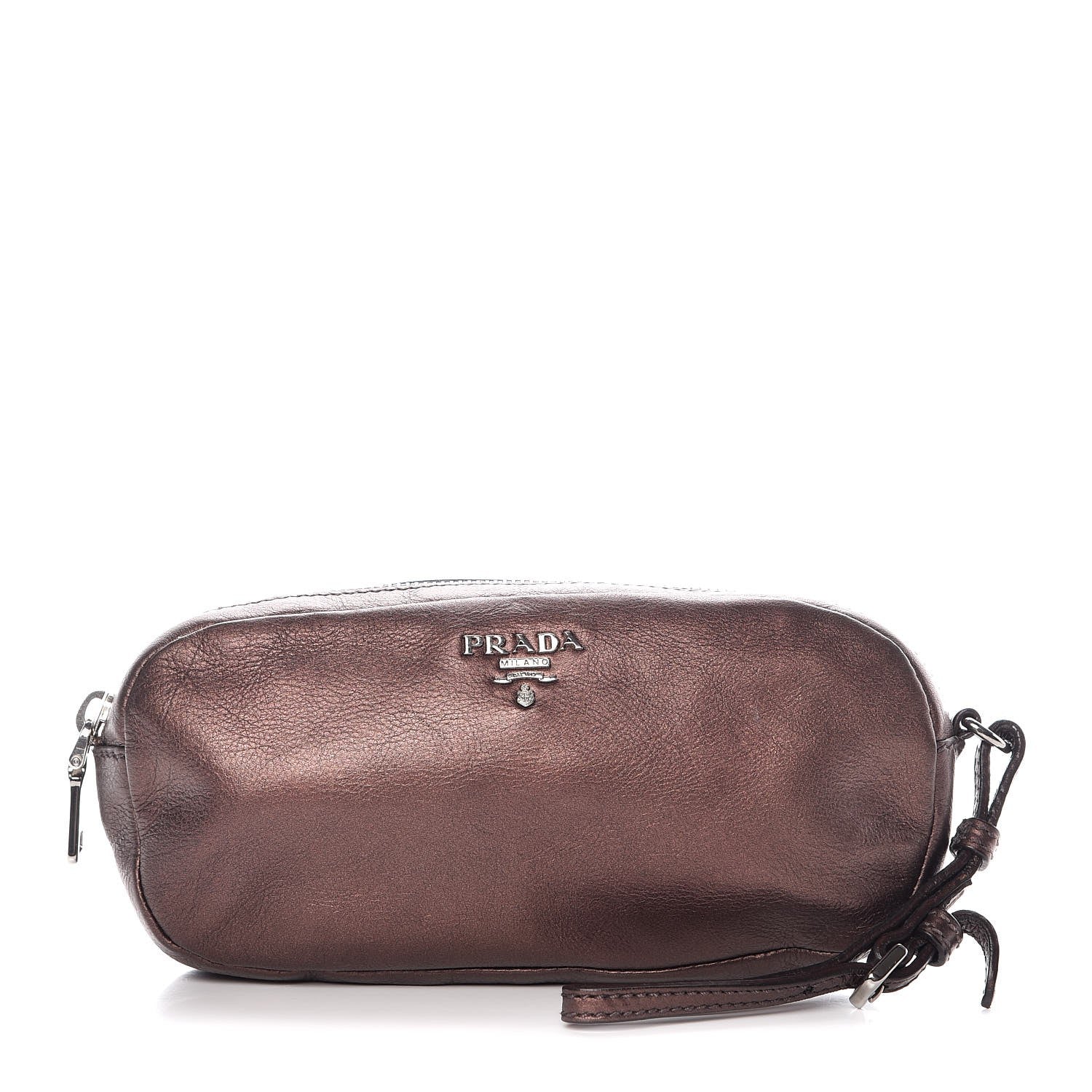Prada Vitello Mordore Wristlet Antico 1 of 7