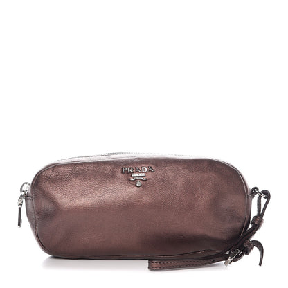 Prada Vitello Mordore Wristlet Antico 1 of 7