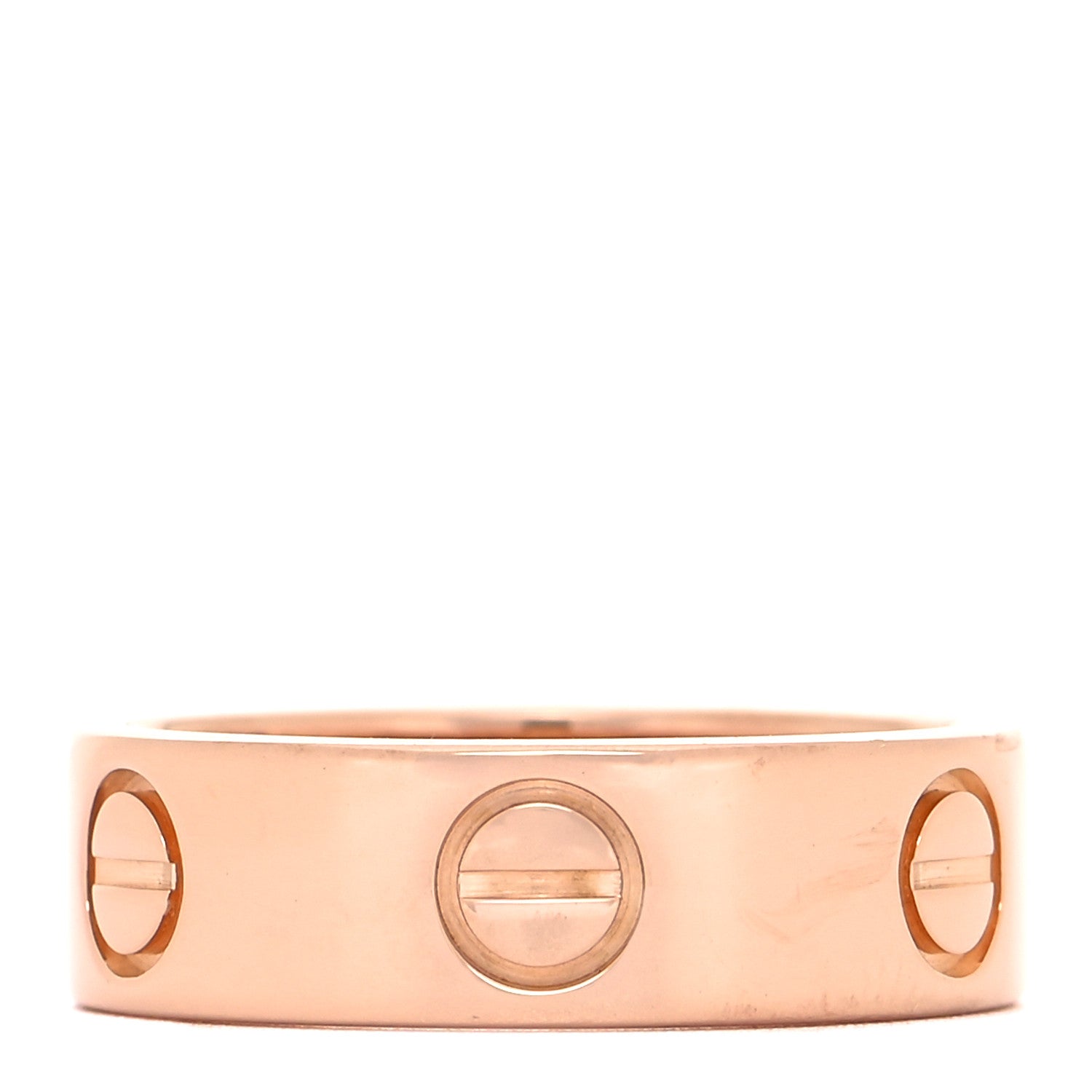 Cartier 18K Pink Gold 5.5mm LOVE Ring 49 4.75 1 of 4